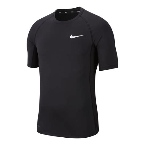 nike sport tshirt schwarz weiß herren|Schwarz Oberteile & T.